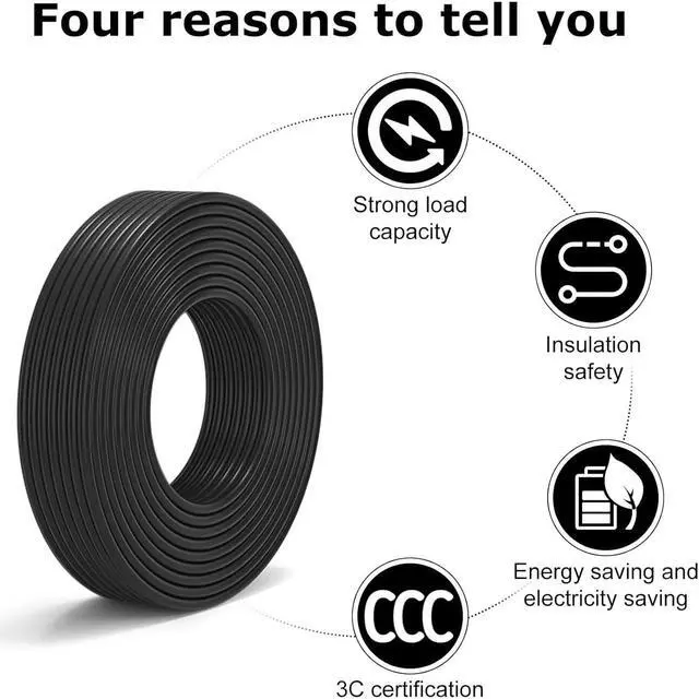 Alt view image 4 of 7 - 24 Gauge 8 Conductor Electrical Wire, 32.8FT 24AWG PVC Thermostat Wire, Low Voltage Landscape Wire, Flexible Cord for LED Lighting Strips Automotive Garden Bell Speaker