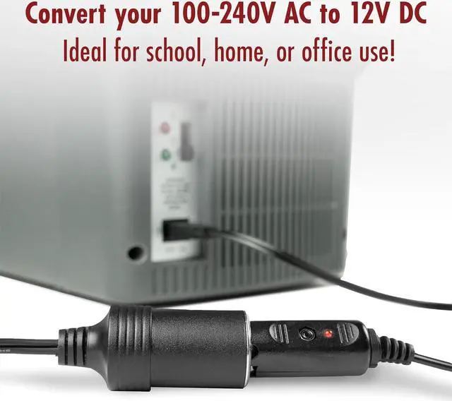 Alt view image 6 of 7 - Wagan EL9903 AC to DC Power Adapter 5A 60W Power Converter 110V AC to 12V DC Cigarette Lighter Socket Adapter for 12V Car portable Fridge ETL listed
