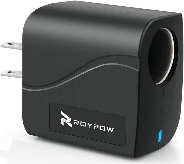 RoyPow AC to DC Converter Power Supply Transformer 2A 24W AC DC Adapter 110V 120V to 12V Car Cigarette Lighter Socket Not for Pump Inflator Newegg
