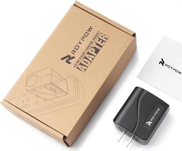 Alt view image 7 of 7 - AC to DC Converter Power Supply Transformer 2A/24W AC/DC Adapter 110V/120V to 12V Car Cigarette Lighter Socket 110V/120V to 12V Converter Not for Pump Inflator