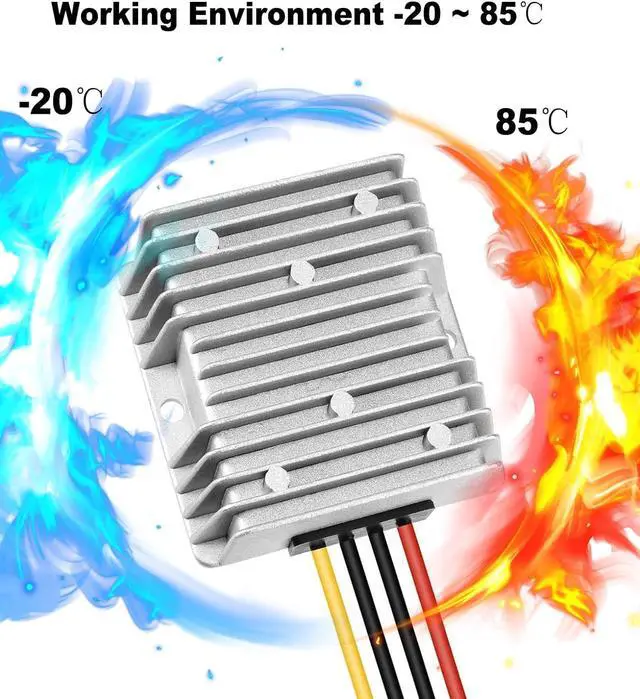 Alt view image 5 of 7 - DC 12V Step Up to 48V 6A Boost Converter 288W DC Voltage Regulator Power Converter Transformer for Golf Cart Club Car Solar System