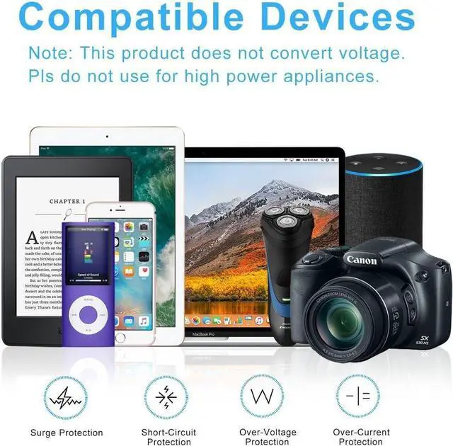 Alt view image 6 of 7 - International Travel Adapter, All in One Power Adapter with High Speed 3 USB & Type C Travel Charger,European Adapter, Universal AC Outlet Plugs for EU UK AU US Asia 200+ Countries, Black
