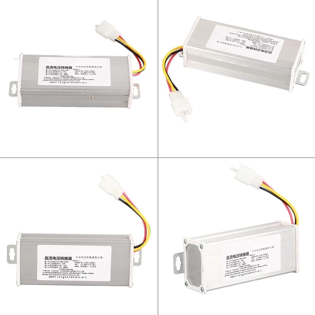 Alt view image 5 of 7 - DC to DC Converter Step Down Transformer Voltage Reducer Input 48V-120V Output 12V -15 A/ 180W Power Regulator for Electric VehicleCart Club Car Scooter Bicylce and More