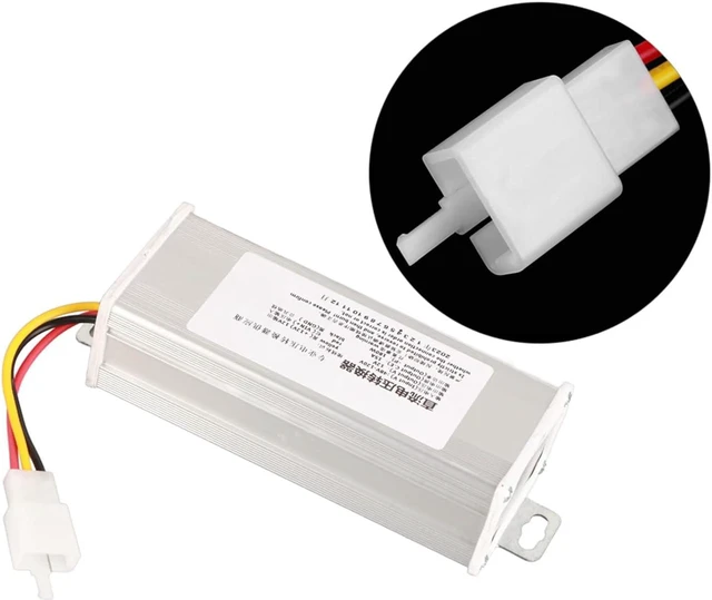 Alt view image 7 of 7 - DC to DC Converter Step Down Transformer Voltage Reducer Input 48V-120V Output 12V -15 A/ 180W Power Regulator for Electric VehicleCart Club Car Scooter Bicylce and More