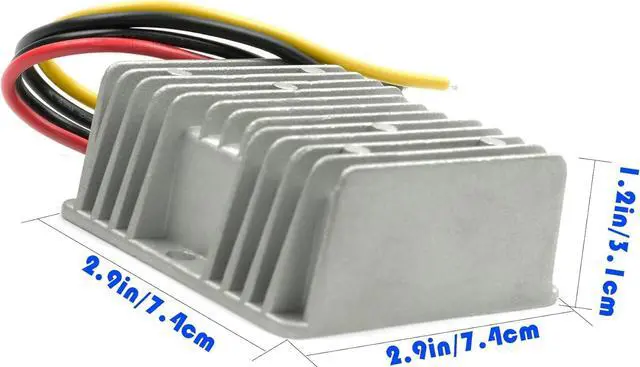 Alt view image 5 of 6 - DC 12V-24V 15A 360W Voltage Booster, DC Boost Converter, Regulator Power Supply, Waterproof for Vehicle, Boat, Electric Bike