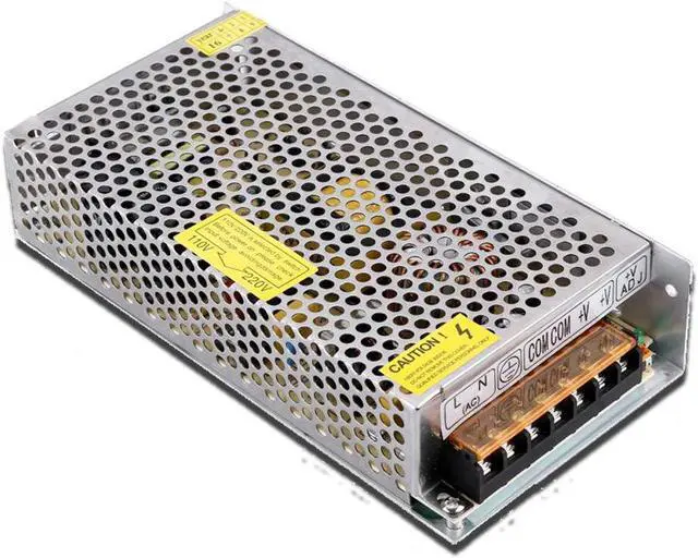 Alt view image 2 of 7 - JOYLIT DC 24V 5A 120W Power Supply Adapter, AC 110V / 220V to DC 24V 5amp Converter Universal Regulated Switching Transformer for LED Lights, CCTV Security Sytem, 3D Printer