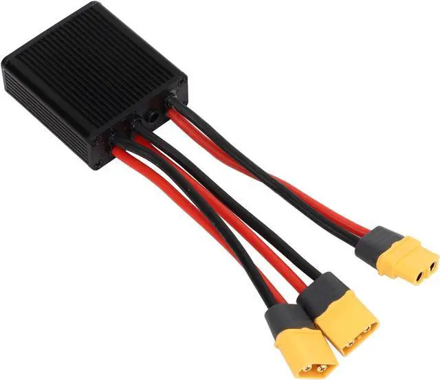 Main image of Dual Battery Connector, 20V-72V 40A Electric Bike, Double Battery Discharge Converter Adapter Batter Capacity in Parallel Equalization Module (40A)
