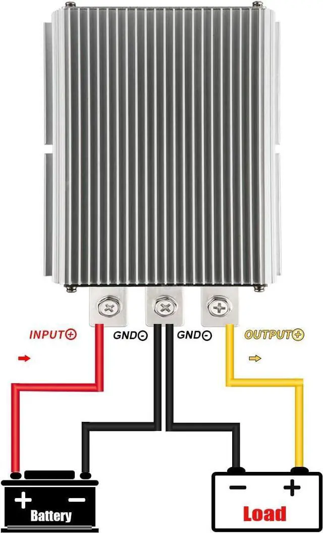 Alt view image 5 of 5 - 60A 720W 12v Golf Cart 48V 36V to 12V Converter Voltage Regulator Golf Cart Voltage Converter Waterproof