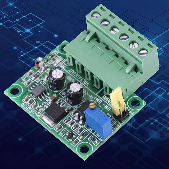 Alt view image 2 of 7 - Frequency to Voltage Converter Module,PWM to Voltage Module,Frequency Converter,1-3KHZ 0-10V PWM Signal to Voltage Converter Module Digital Analog Board