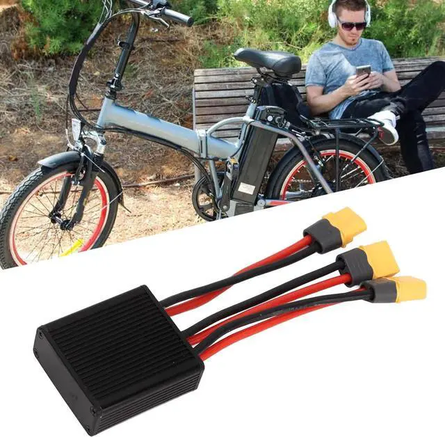 Alt view image 5 of 7 - Dual Battery Connector, 20V-72V 40A Electric Bike, Double Battery Discharge Converter Adapter Batter Capacity in Parallel Equalization Module (40A)
