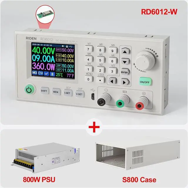 Alt view image 2 of 7 - 6012W 60V 12A DC DC Step Down Power Supply Whole Set not Assembled (6012W+S800 case+ 800W PSU)