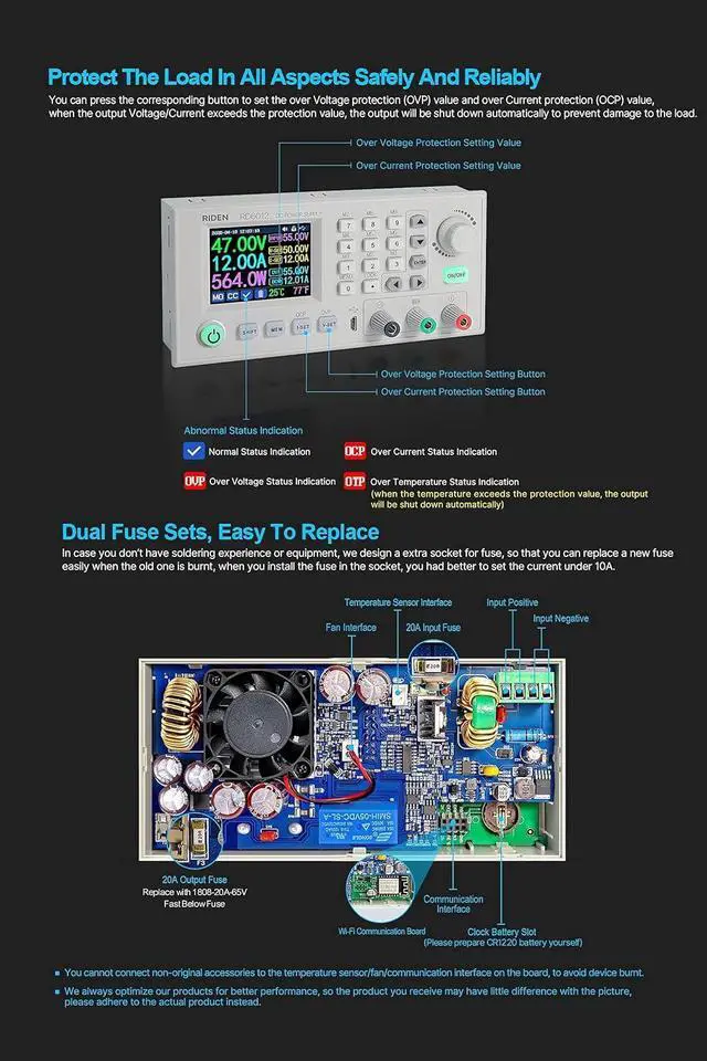 Alt view image 6 of 7 - 6012W 60V 12A DC DC Step Down Power Supply Whole Set not Assembled (6012W+S800 case+ 800W PSU)