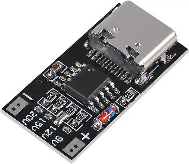 Alt view image 4 of 5 - 10PCS USB-C PD Trigger Board Module PD/QC Decoy Board Fast Charge USB Type-c to 12v High Speed Charger Power Delivery Boost Module