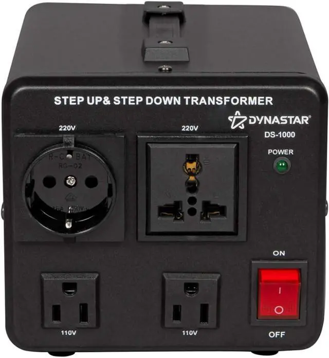 Alt view image 3 of 7 - Dynastar Step Up & Step Down Voltage Converter and Transformer, 110-220 to 220-240 Volts; Heavy Duty, Extra Durable Lifetime Coil, 5-Year-Warranty, 1000 Watts