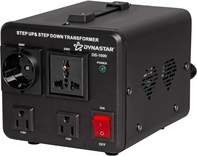 Alt view image 4 of 7 - Dynastar Step Up & Step Down Voltage Converter and Transformer, 110-220 to 220-240 Volts; Heavy Duty, Extra Durable Lifetime Coil, 5-Year-Warranty, 1000 Watts