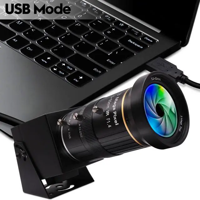 Alt view image 4 of 7 - HDMI 4K USB Camera for Live Streaming 10X Variable Focus PC Webcam USB HDMI Simultaneous Output Video Conferencing Close up Zoom in and Out Web Camera for Online Teaching Training