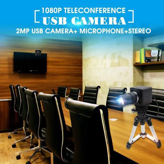 Alt view image 6 of 7 - 1080P Webcam 5-50mm Varifocal Lens USB Camera HD 2MP 0.01Lux Low Illumination IMX322/IMX323 Sensor Industrial Camera H.264 Webcamera PC Webcam for Raspberry PI Windows Android Linux MAC