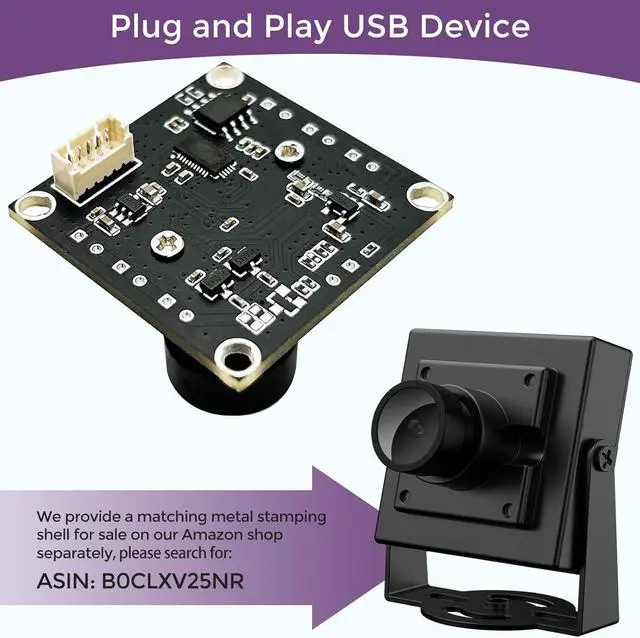 Alt view image 6 of 7 - innomaker 1080P USB2.0 UVC Camera for Computer All Raspberry Pi and Jetson Nano, Support Windows, Linux, Android and Mac OS.
