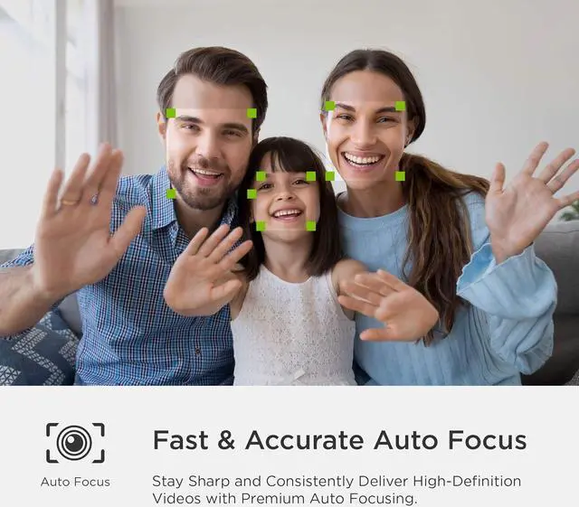 Alt view image 4 of 7 - 1080P Webcam with Microphone and Privacy Cover, Streaming Webcam Full HD, USB Mac/PC/Desktop/Laptop Web Camera for Remote Working/Learning, Compatible with Zoom/Skype/Facetime/Teams and More