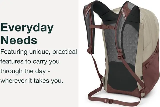 Alt view image 3 of 7 - Osprey Comet Laptop Backpack, Black