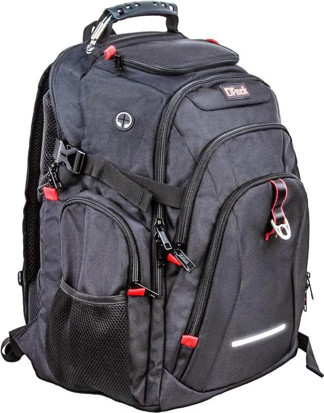 Main image of Travel Laptop Backpack 17.3" Computer Backpack Water-Repellent College Daypack Business Backpack with Large RFID Pockets & USB Port safety reflective strip for Men Women