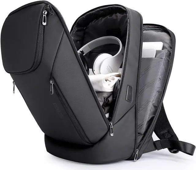 Alt view image 7 of 7 - BANGE Business Smart Backpack Waterproof fit 15.6 Inch Laptop Backpack with USB Charging Port,Travel Durable Backpack