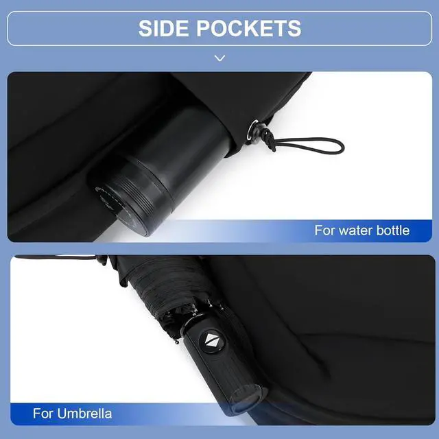 Alt view image 5 of 7 - Laptop Backpack for Work, College, Travel, Lightweight Waterproof Daily Backpacks for Men Women, Sport Rucksack Computer Bag Fits 15.6 Inch Notebook
