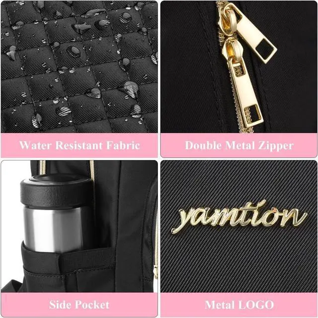 Alt view image 5 of 7 - 17 Inch Backpack for Women and Teen Girls,School Backpack TSA Laptop Bookbag with USB for College University Students Business Office Work Travel