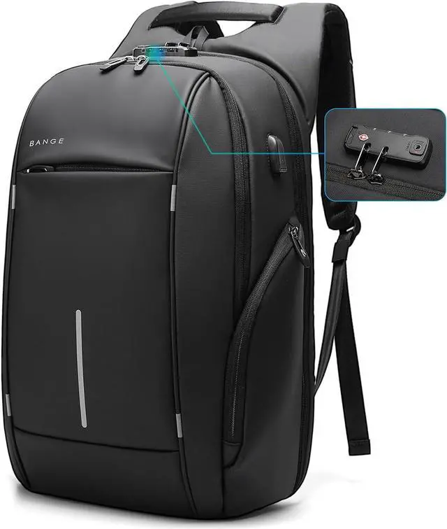 Main image of BANGE Travel Backpack,Lightweight Work Backpacks for Men, Laptop Backpack for 15.6Inch, Fashion Backpack for Men and Women