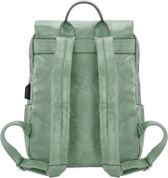 Alt view image 4 of 6 - Montana West × Wrangler Womens Backpack Leather Laptop Backpack Unisex Fashion Backpack