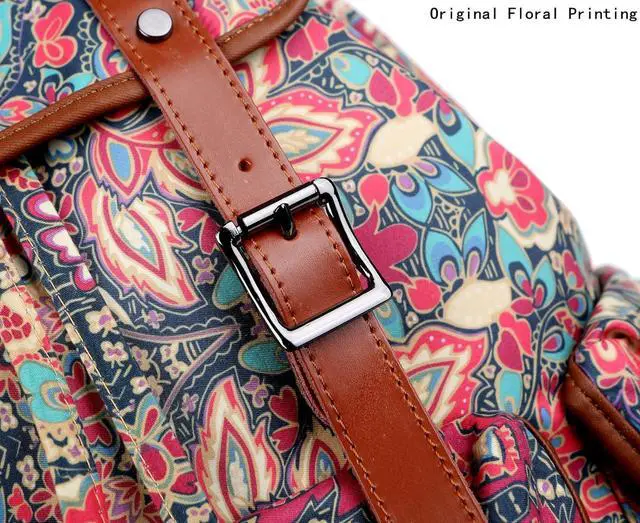 Alt view image 5 of 6 - Large Women Laptop Backpack 15.6 inch Computer Backpack Travel Hiking Backpack With Free Toiletry bag CN-01 (HS)