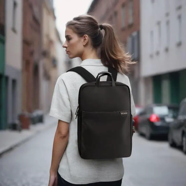 Alt view image 7 of 7 - GOLF SUPAGS Travel Laptop Backpack for Women Anti Theft Slim Durable College Bookbag Business Computer Bag Fit 13.3Inch Notebook (Black, 13.3Inch)