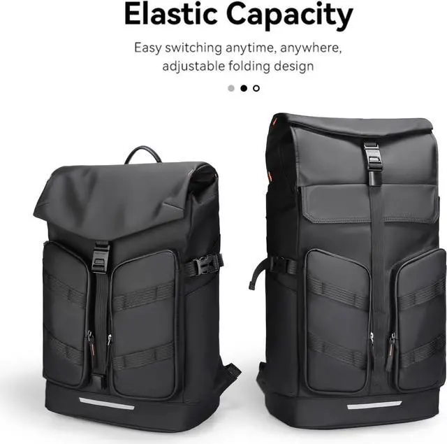 Alt view image 5 of 6 - MARK RYDEN Business Backpack for Men, 17.3 Inch Laptop Backpack with High Tech Magnetic Snap, Waterproof Fashion Casual Backpack Ideal for Working, Daily Life