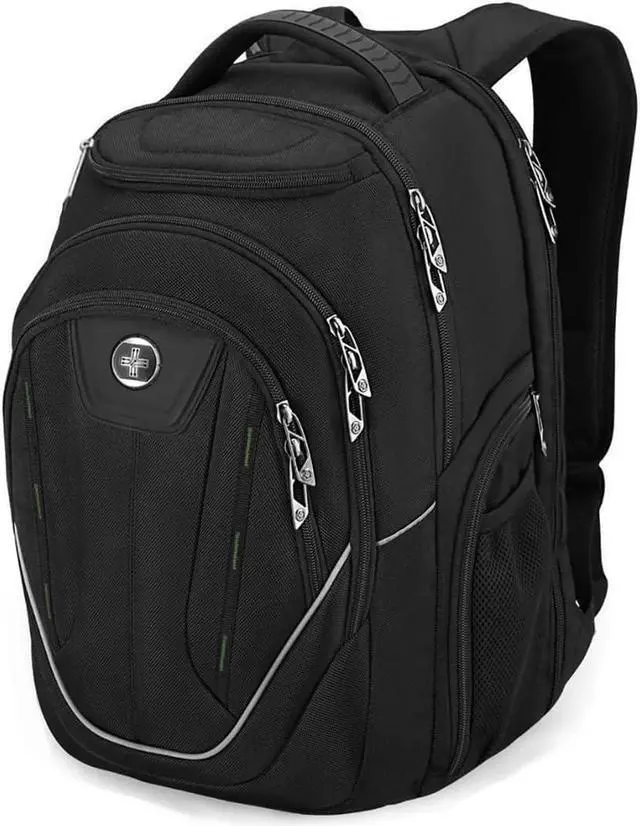 Main image of Swissdigital Design Large Travel Backpack For Men, TSA-Friendly Business Laptop Backpack, USB Charging PortRFID Protection Tech Backpack Fits 15.6Inch Laptop (TERABYTE J16BTF-21) One Nation One World
