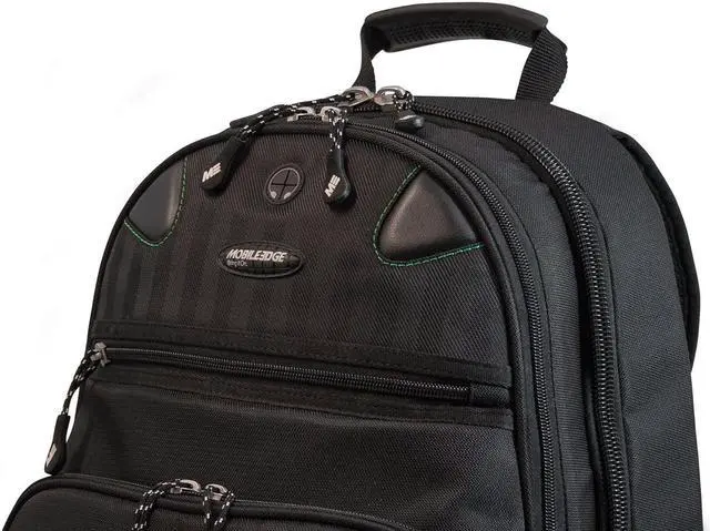 Alt view image 6 of 7 - Mobile Edge ScanFast Laptop Backpack for Men and Women for 17.3 PC and Compatible with MacBooks 17, Travel, Work, Business, Professional Bag, Checkpoint TSA-Friendly, Black
