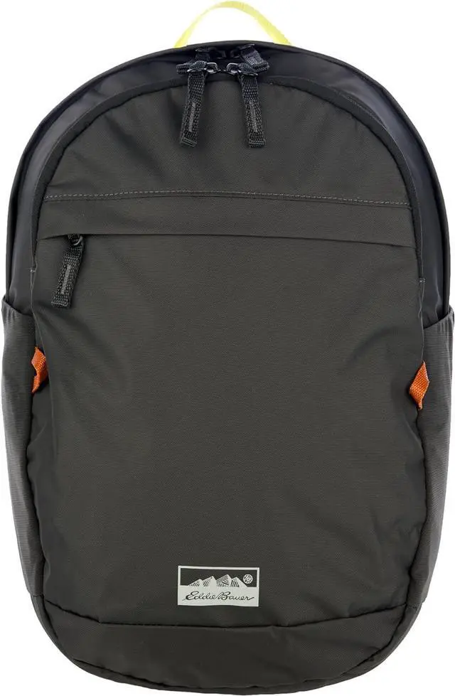 Alt view image 3 of 7 - Eddie Bauer Venture Backpack with Organization Compartments and Hydration/Laptop Compatible Sleeve, Carbon Black, 20L