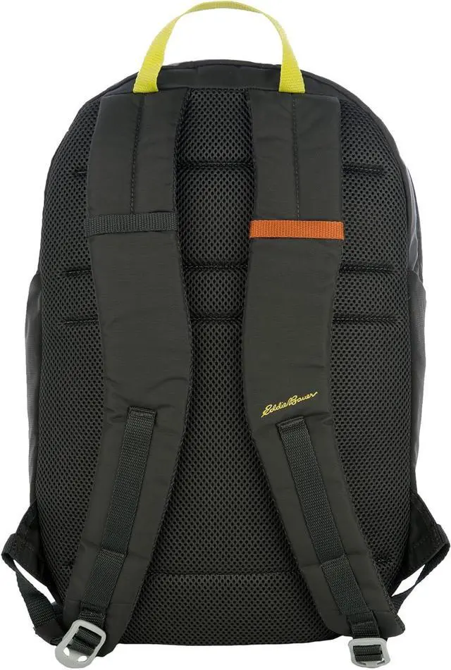 Alt view image 2 of 7 - Eddie Bauer Venture Backpack with Organization Compartments and Hydration/Laptop Compatible Sleeve, Carbon Black, 20L