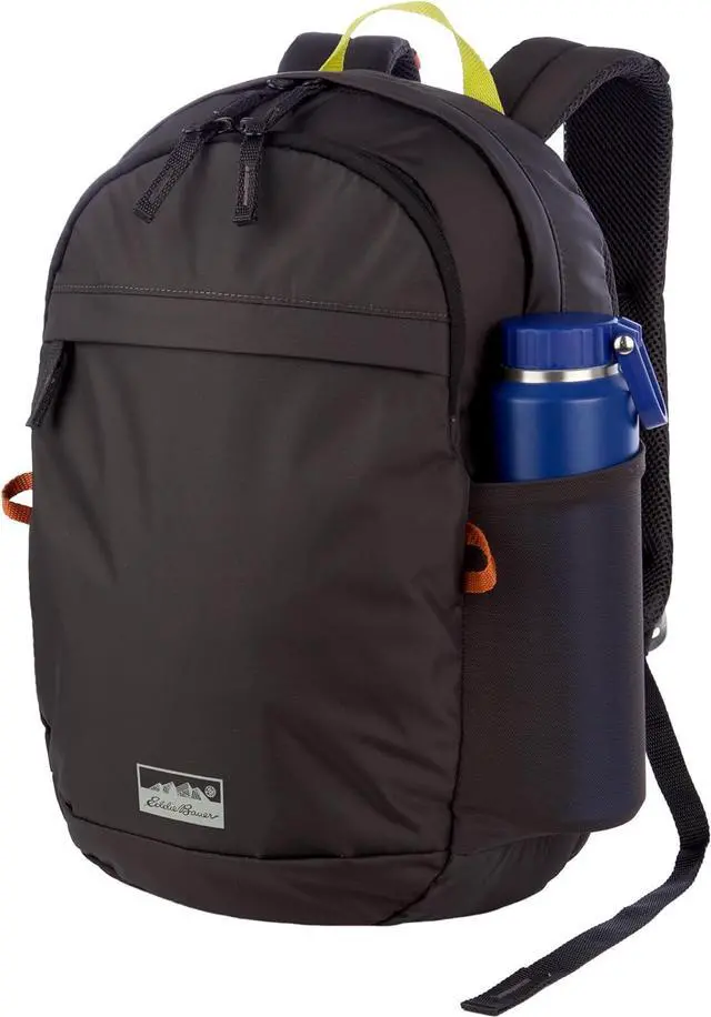 Alt view image 5 of 7 - Eddie Bauer Venture Backpack with Organization Compartments and Hydration/Laptop Compatible Sleeve, Carbon Black, 20L