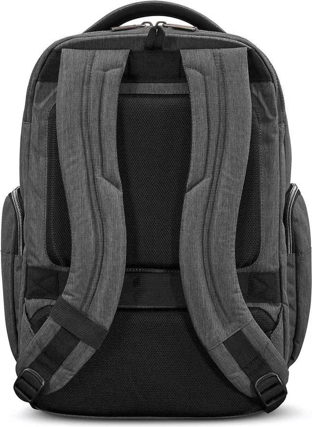 Alt view image 2 of 5 - Samsonite Modern Utility Double Shot Laptop Backpack, Charcoal Heather, One Size