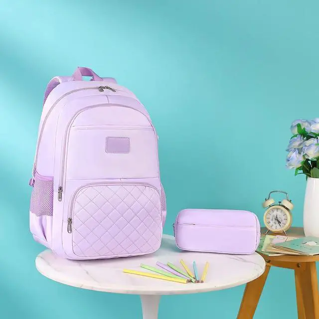 Alt view image 7 of 7 - CAMTOP Laptop Backpack 15.6 Inch School BookBag College Casual Daypacks Backpacks Teacher Work Travel for Teens Girls Women