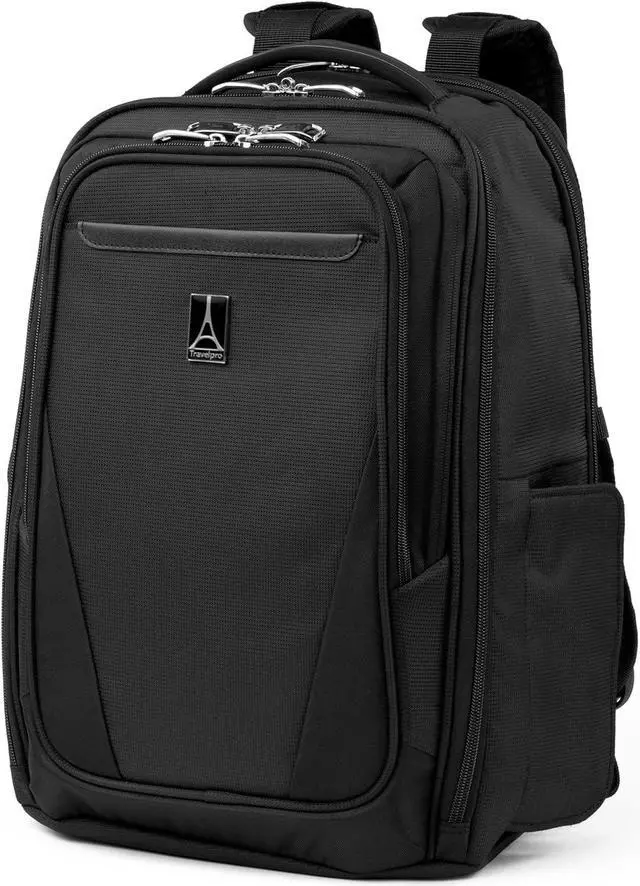 Alt view image 3 of 7 - Travelpro Maxlite Lightweight Laptop Backpack, Fits up to 15 Inch Laptop and 11 Inch Tablet, Water Resistant, Men and Women, Work, Travel, Black, 18-Inch