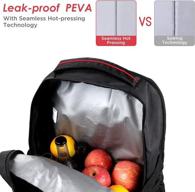 Alt view image 5 of 6 - OUTXE Cooler Backpack 22L Insulated Cooler Bag for 15.6" Laptop Lunch Backpack for Work Daily Backpacks