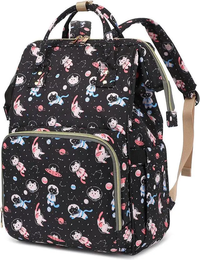 Main image of Laptop Backpack for Women, College Bookbag School Backpack Work Business Travel 15.6 Inch Computer Backpacks (Cat)