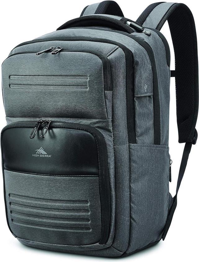 High Sierra Endeavor Elite 2.0 Laptop Backpack Grey Heather One Size Newegg