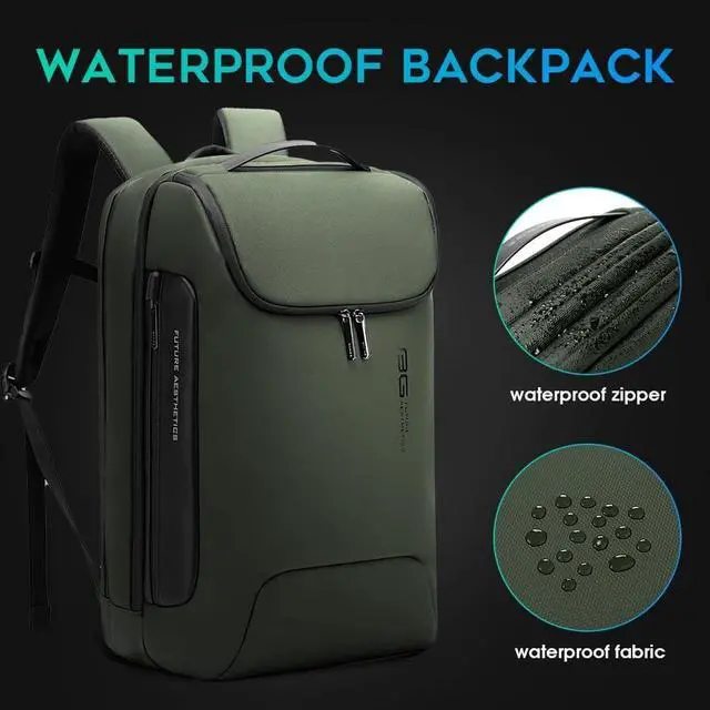 Alt view image 6 of 7 - BANGE Anti-Theft Backpack,Tech Backpacks, 17 Inch Laptop Backpack with USB3.0 Charging Port, Mens Travel Backpack for Men and Women