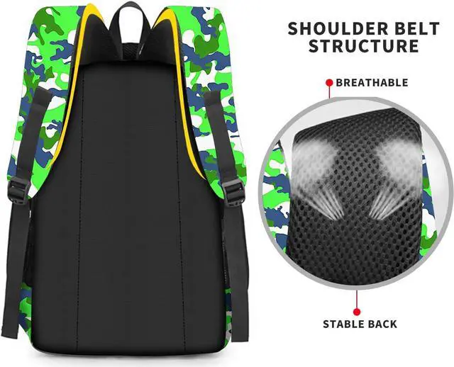 Alt view image 5 of 7 - Casual Lightweight Backpack 15" Laptop Backpack school bag-211lv | School Bookbag, Travel Bag,for Boys & Girls,Travel Backpack