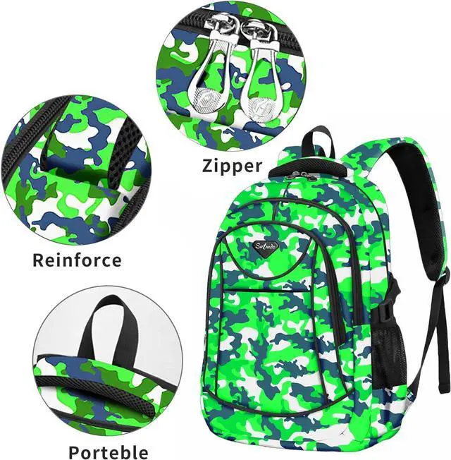 Alt view image 6 of 7 - Casual Lightweight Backpack 15" Laptop Backpack school bag-211lv | School Bookbag, Travel Bag,for Boys & Girls,Travel Backpack