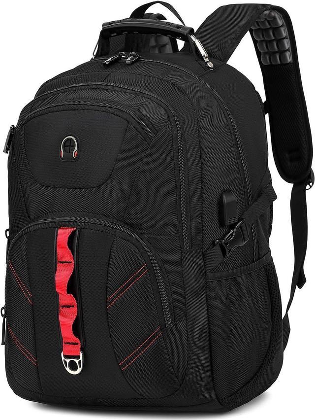 Laptop Backpack 15.6 Inch Backpacks Water Resistant Durable College Travel Daypack Anti Theft with USB Charging Port Best Gift for Men Women 15.6 Inch 703 Black Newegg