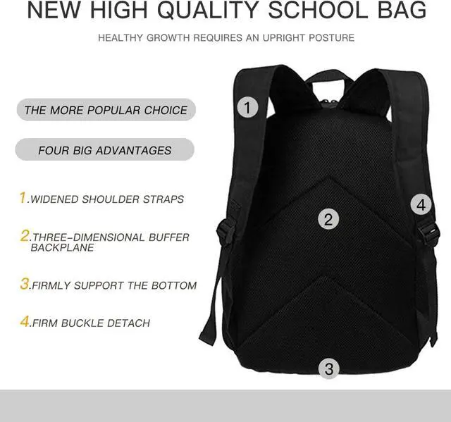 Alt view image 4 of 5 - 17inch Trucks Backpack Office Computer Backpack Travel Backpack