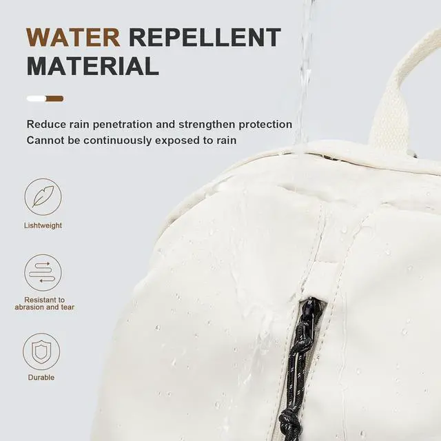 Alt view image 4 of 6 - weradar Aesthetic College Backpack For Women Men,Fashion Student Bookbag,Classic High School Backpack For Teens